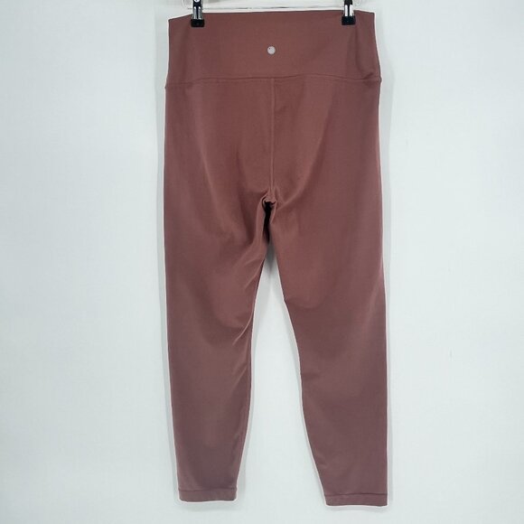 Yogalicious High Waisted Leggings Size XL Light Brown - Picture 2 of 6